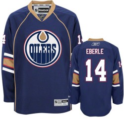 Edmonton Oilers Blue #14 JORDAN EBERLE Women's NHL Reebok Hockey Jersey NEW