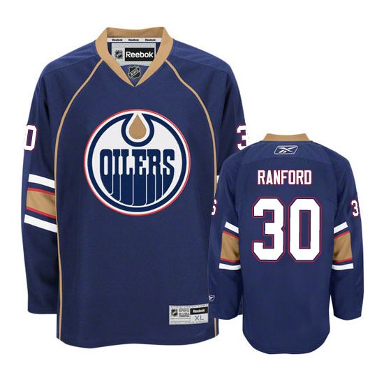 Authentic Reebok Adult Bill Ranford Third Jersey - NHL 30 Edmonton Oilers